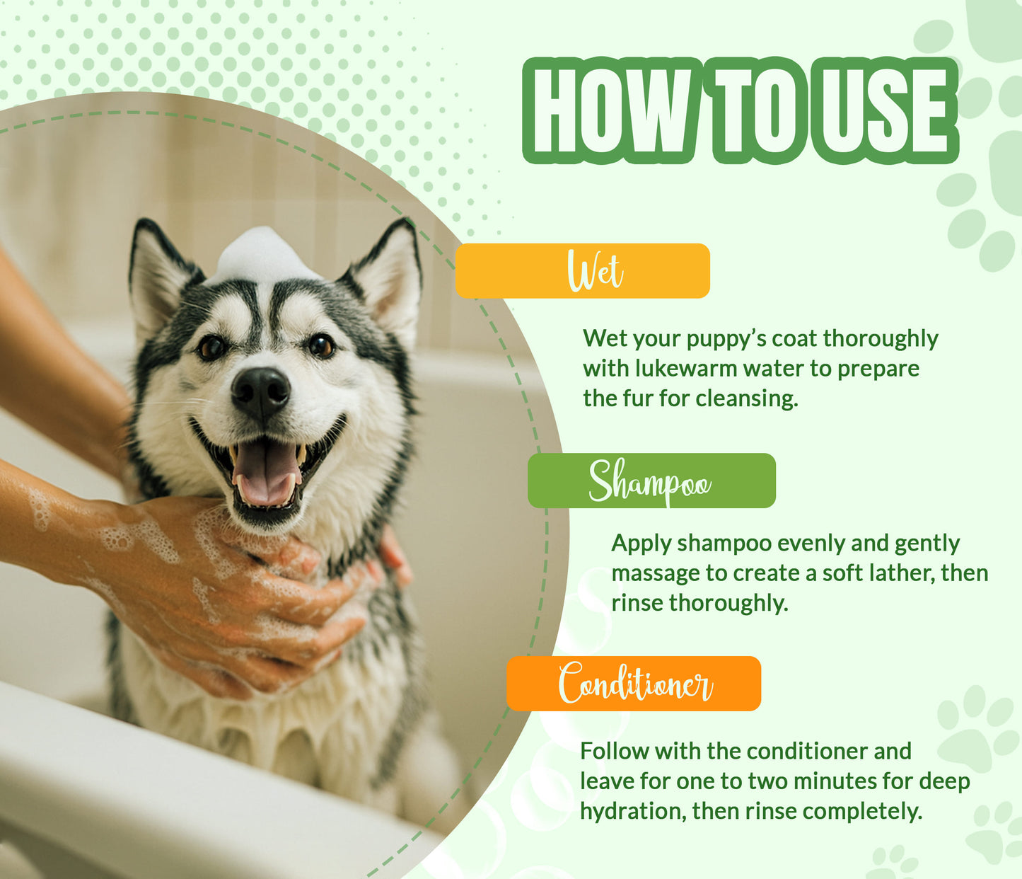 Fresh & Clean Dog Shampoo and Conditioner Set - 16 oz