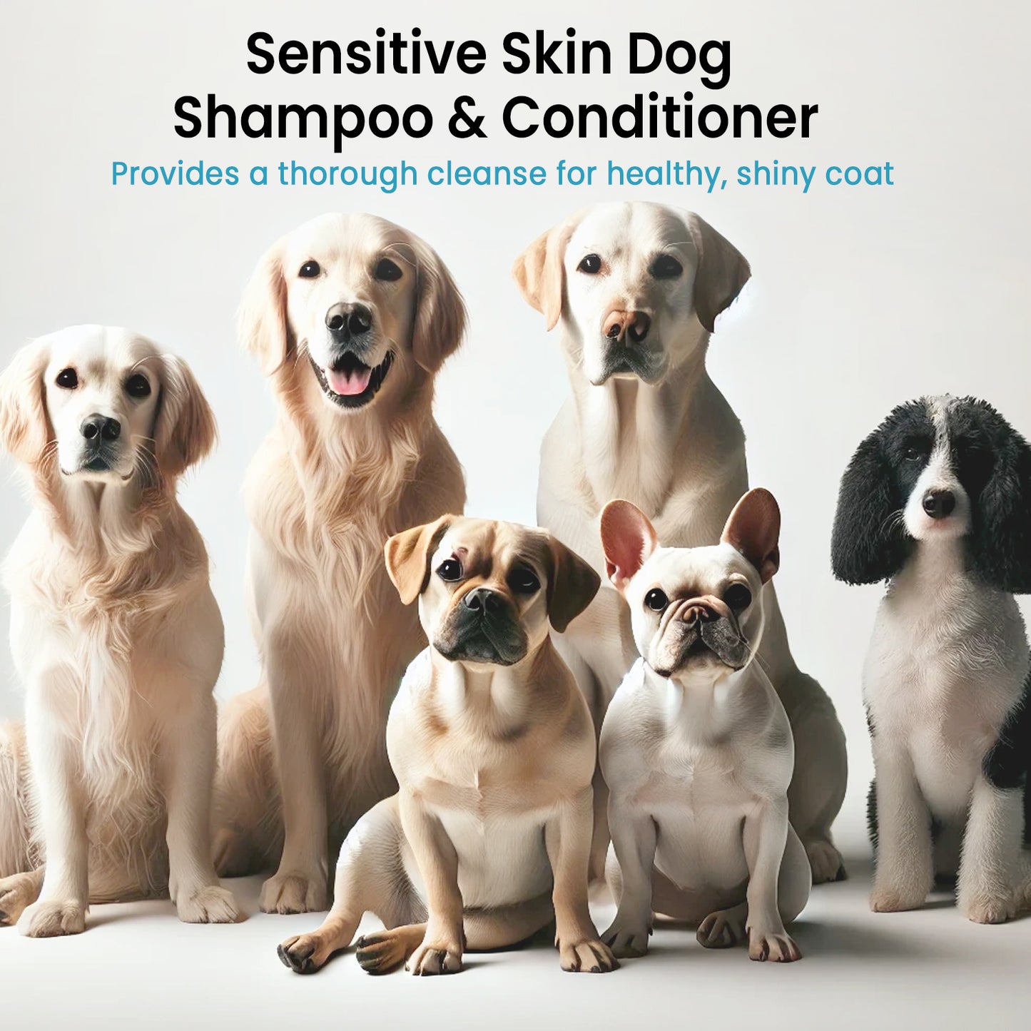 Nourish & Shine Dog Shampoo and Conditioner Set - 16 oz