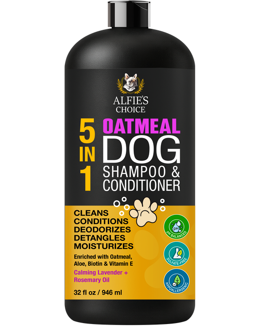 5-in-1 Oatmeal Dog Shampoo and Conditioner - 32 oz