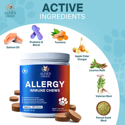 Allergy Immune Chews for Dogs - 12 oz