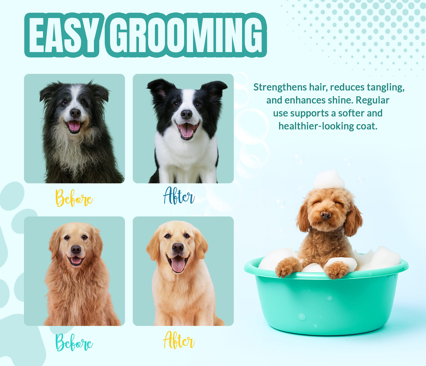 Calm & Comfort Dog Shampoo and Conditioner Set - 16 oz