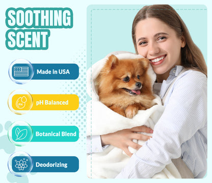 Calm & Comfort Dog Shampoo and Conditioner Set - 16 oz