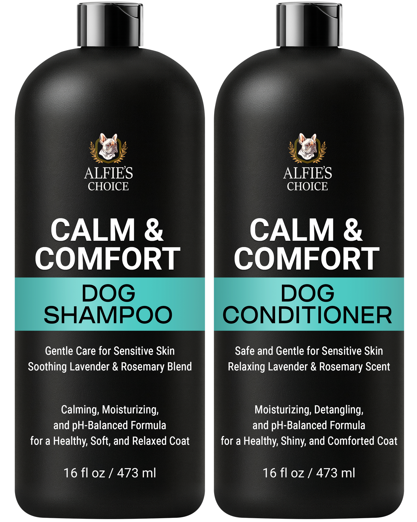 Calm & Comfort Dog Shampoo and Conditioner Set - 16 oz