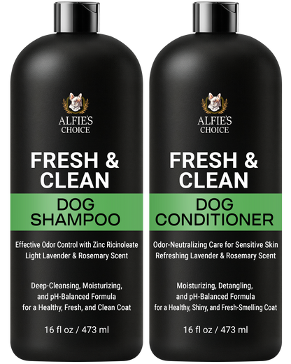 Fresh & Clean Dog Shampoo and Conditioner Set - 16 oz