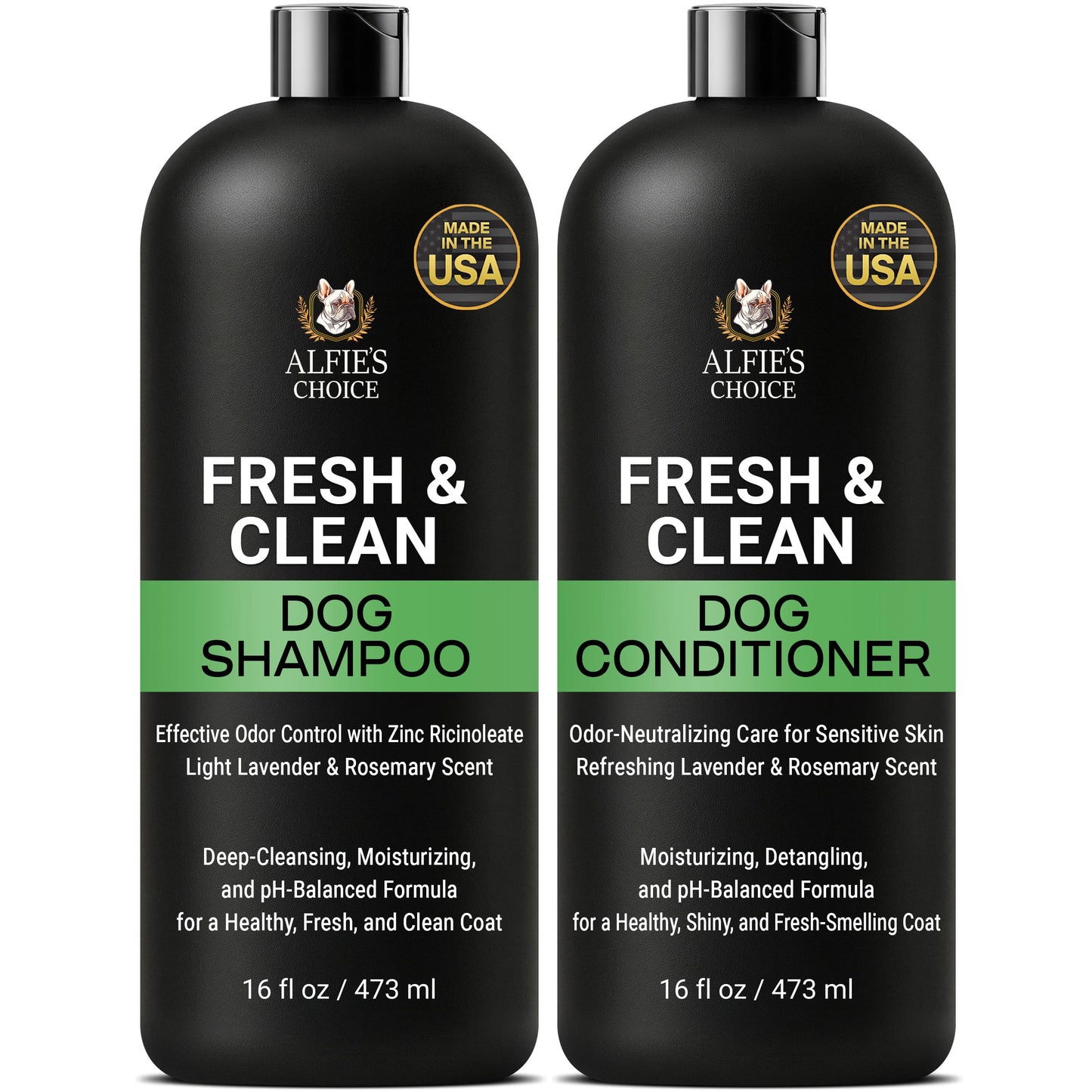 Fresh & Clean Dog Shampoo and Conditioner Set - 16 oz