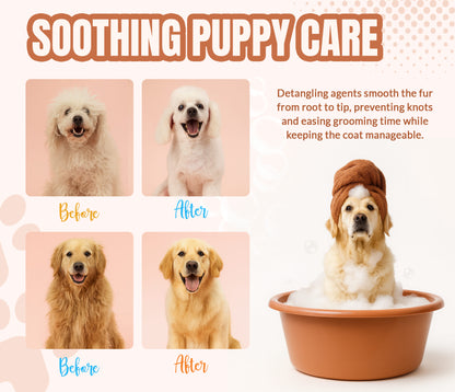 Gentle Puppy Dog Shampoo and Conditioner Set - 16 oz