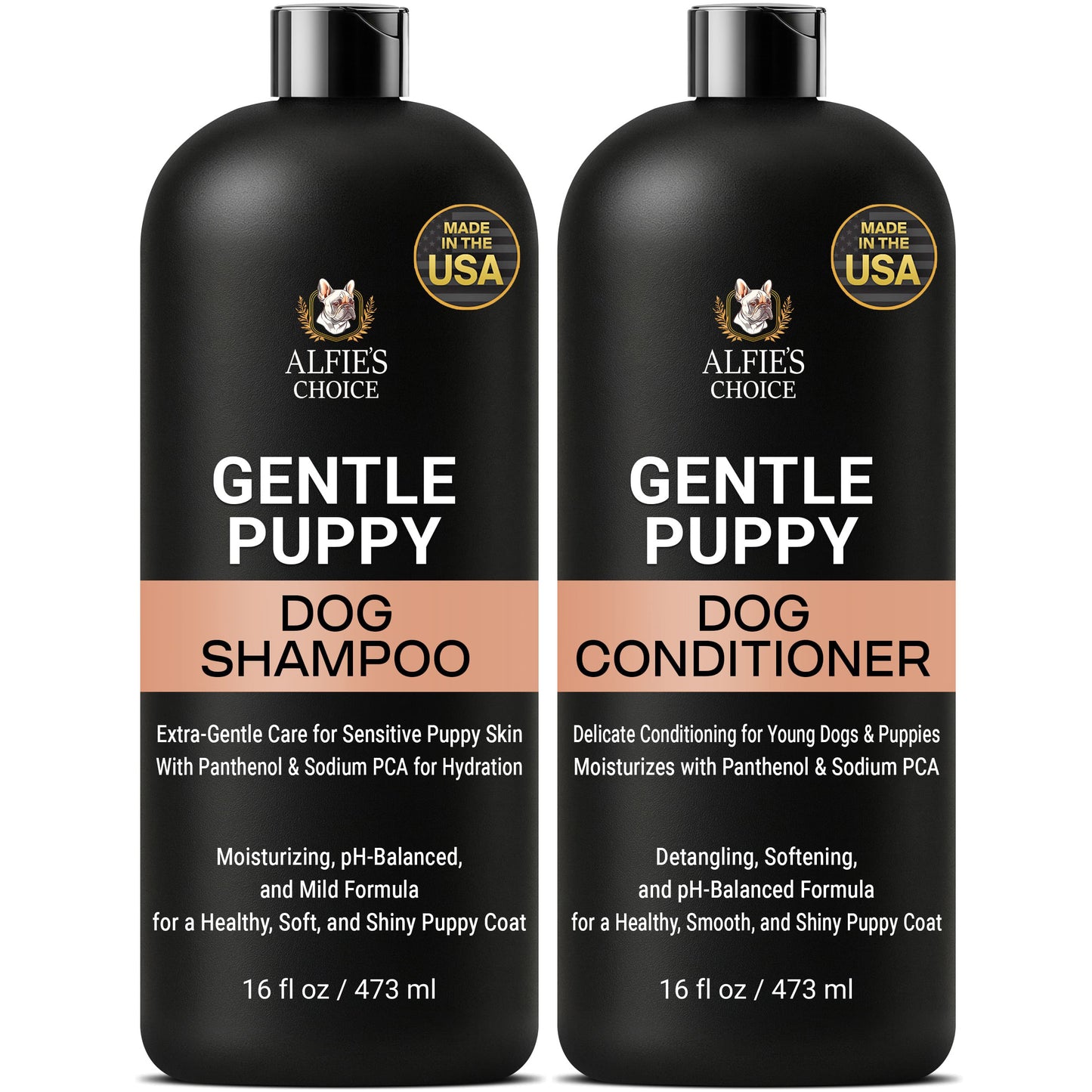 Gentle Puppy Dog Shampoo and Conditioner Set - 16 oz