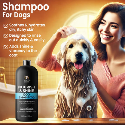 Nourish & Shine Dog Shampoo - 16 oz